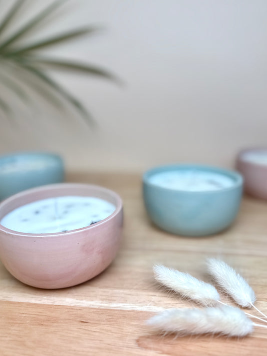 Bougie Naturelle & Fleurie de Printemps